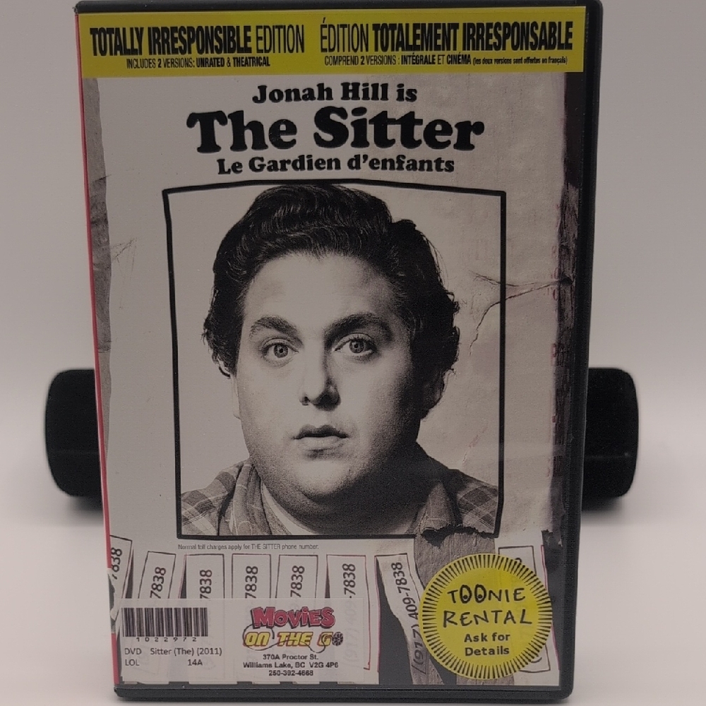 💵2/$10Bundle and Save💵 The Sitter DVD Totally Irresponsible Edition